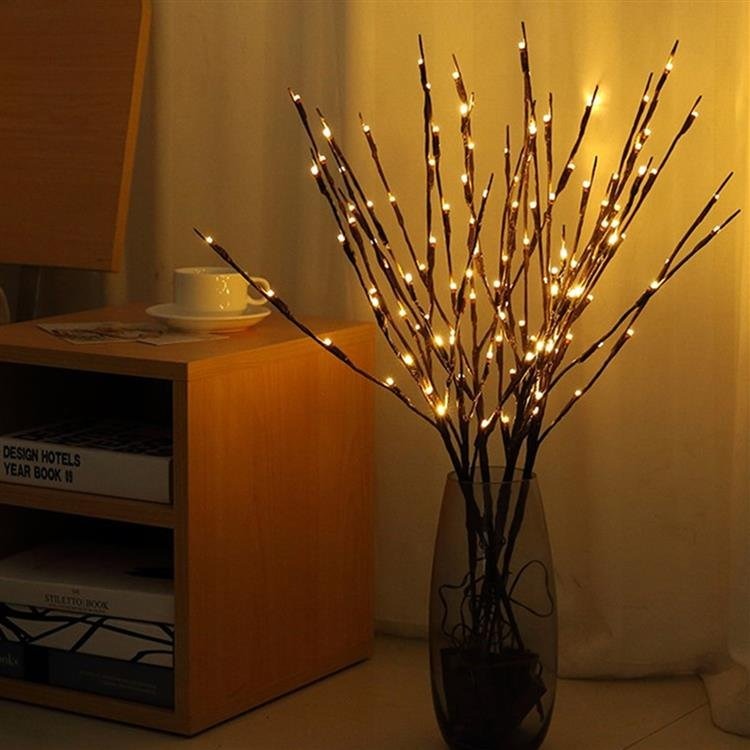 Kerst wilgentakken set - 20 LEDs - Warm wit Kerst wilgentakken set - 20 LEDs - Warm wit